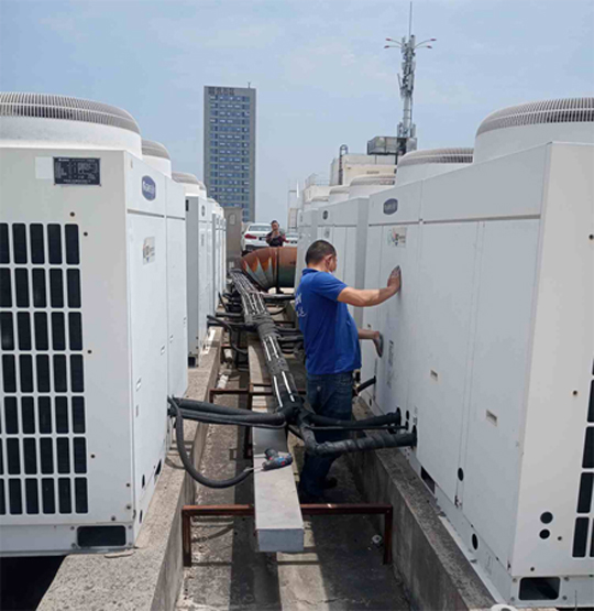 泊头中央空调制热和不制冷系统维修方法